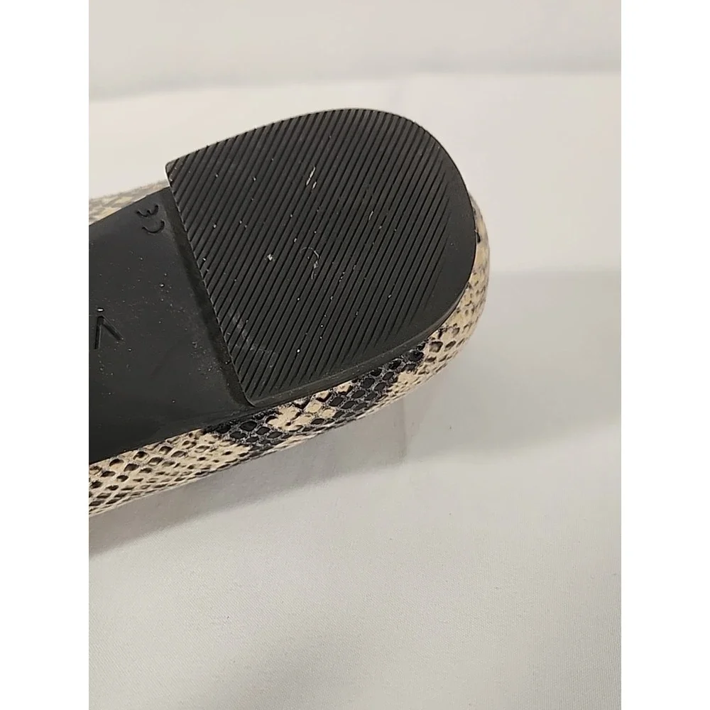 Vionic Caballo Snake Print Pointed Toe Ballet Flats Slip On Shoes Preppy Women 8